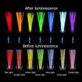 100pcs Fluorescence Light Glow Sticks Bracelets Necklaces Party Stickers Sports Event Festive Party Neon Light Stick Supplies