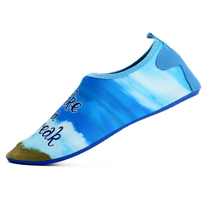 Water Shoes Printed Lightweight Anti-slip Quick Drying Footwear Outdoor Summer Beach Snorkeling Swimming Shoes