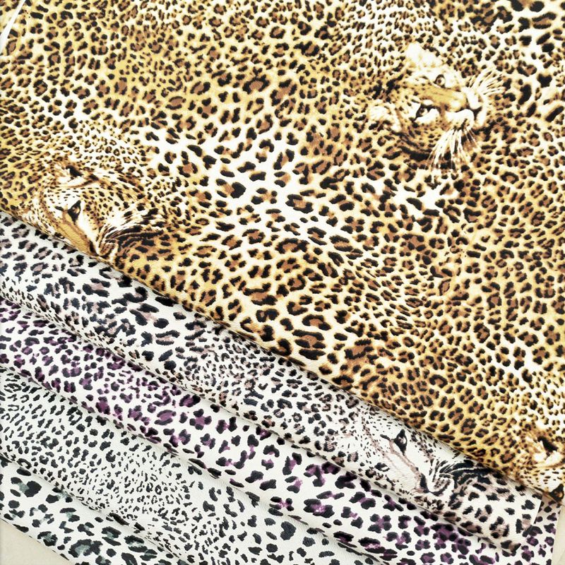 20X30cm Thick Pu Faux Leopard Print Leather Fabric For Sewing Diy,Bag ,Shoes ,Patchwork Material Fabric A99