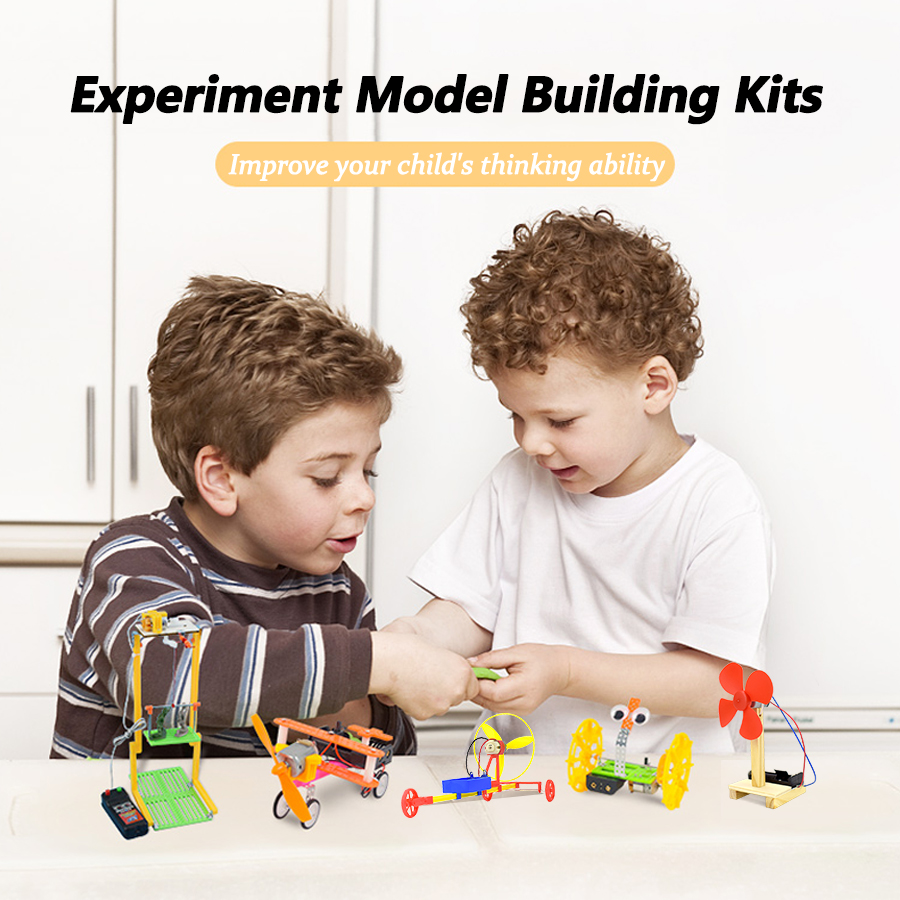 Electric Glider Modle DIY Kit Science Toys for Boys Physics Experiments Sets for Kids Education Toys Creative Gift Set Robot Kit