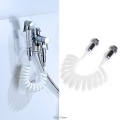 2018 ABS Tube+Plastic Nut Strong Flexible White Shower Hose For Water Plumbing Toilet Bidet Sprayer Telephone Line