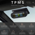 Smart TPMS Car Tyre Pressure Monitoring System Solar Power TPMS Digital LCD Auto Security Alarm System Tyre Pressure Temperature