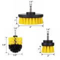 Power Scrubber Drill Brush Kit Hard Bristle Brush Car Detailing Home Cleaning CA Sponges Cloths Brushes Car Accessories