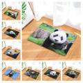Panda Doormat Bath Kitchen Carpet Decorative Anti-Slip Mats Room Car Floor Bar Rugs Door Home Decor Gift