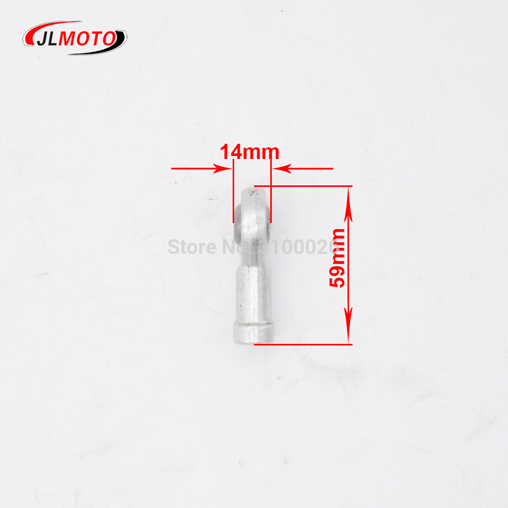 1Pair 10mm Left&Right Hand Thread Steering Tie Rod Ends kit Fit For 168F 110CC 125CC Mini Kids ATV Go Kart Buggy Quad Bike Parts