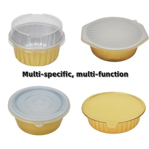 Small Aluminum ContainersWith Lids