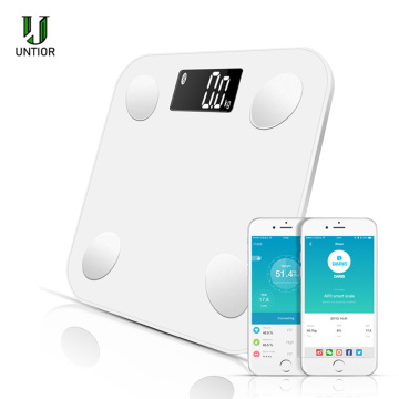 UNTIOR Body Fat Scale Floor Scientific Smart Electronic LED Digital Weight Bathroom Scales Balance Bluetooth APP Android IOS