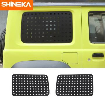 SHINEKA Exterior Accessories For Suzuki Jimny 2019 Car Trunk Rear Window Glass Plate Decoration Cover For Suzuki Jimny 2019-2020