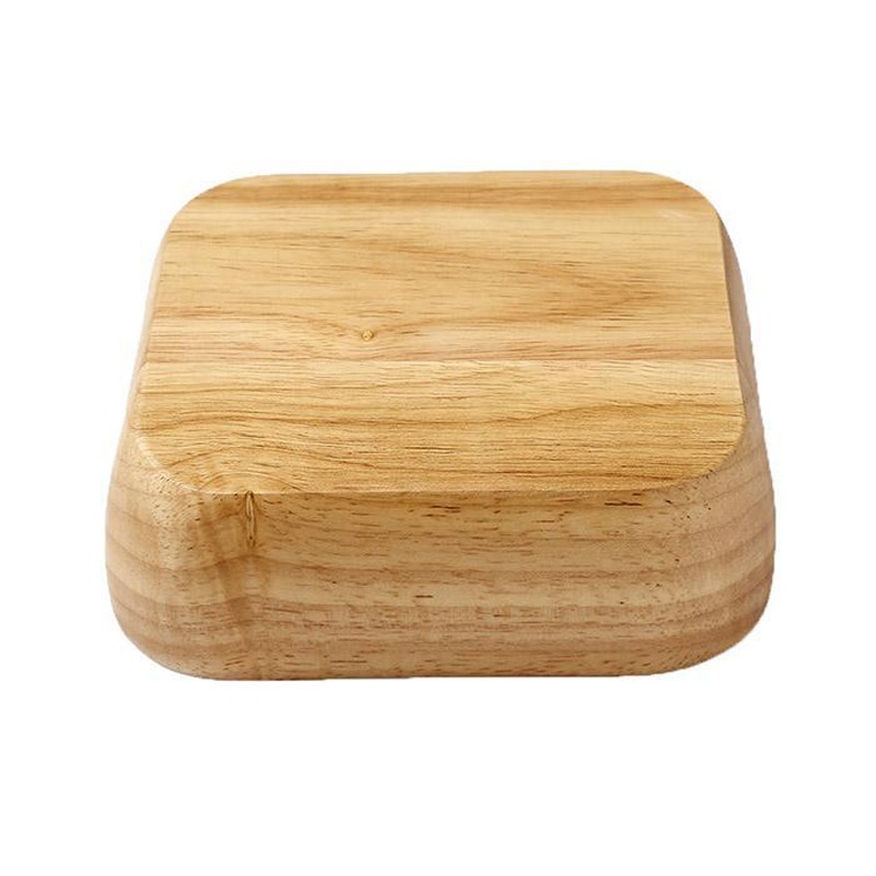 Square Log-Wooden Dishes Dessert Wooden Plate Set Kitchen Utensils Tableware Dinnerware Set Of Plates Cutlery For Kitchen