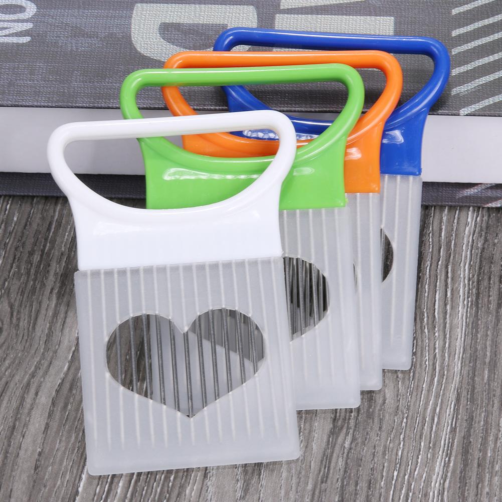 Onion Holder Slicer Stainless Steel Onion Slicing Holder Potato Slicer Vegetable Cutter Holder Cooking Tools Kitchen Gadgets