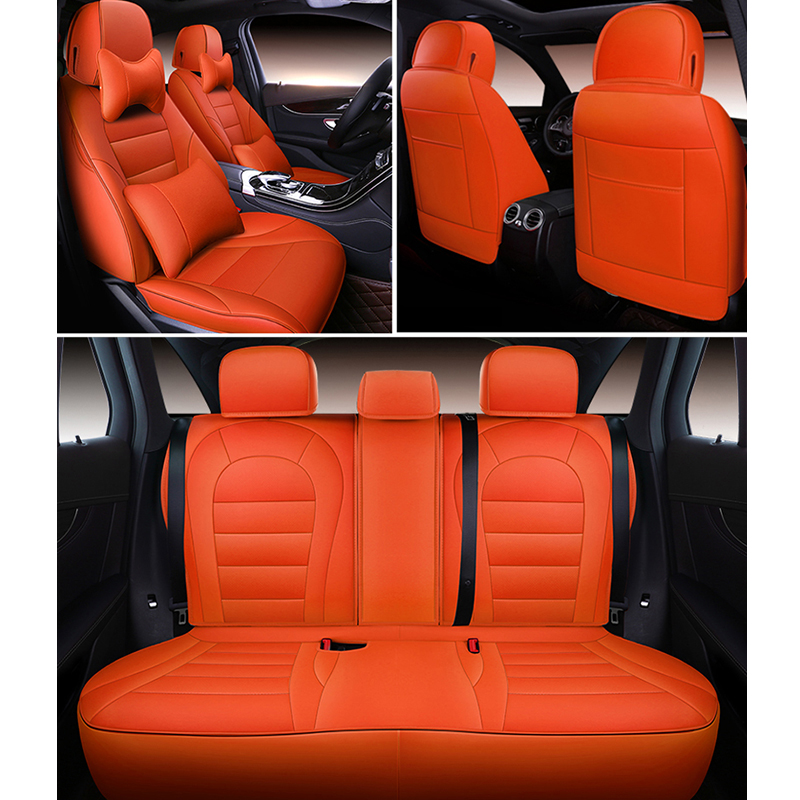 ZHOUSHENGLEE Custom Car Seat Covers for AUDI A4 A3 A6 Q3 Q5 Q7 A1 A5 A7 A8 TT R8 Automobiles Seat Covers car accessories