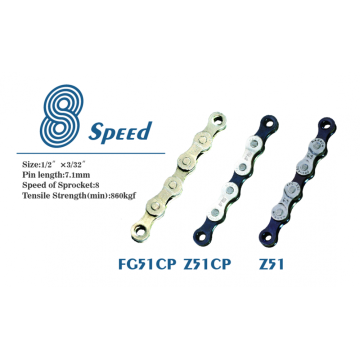 FG51CP / Z51CP / Z51 8 Speed Chain
