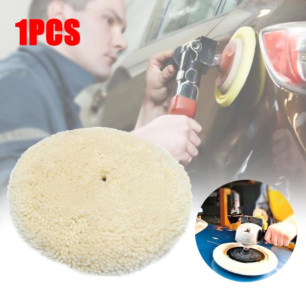 7"Inch 180mm Soft Wool Clean Polishing Buffing Bonnet Pad for Car Auto Polisher Wholesale Quick delivery free shipping