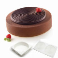 2PCS Tourbillon Cake Mould 3D Non-stick Silicone Mold Art Mousse Baking Mould Pastry Tool For Muffin Brownie