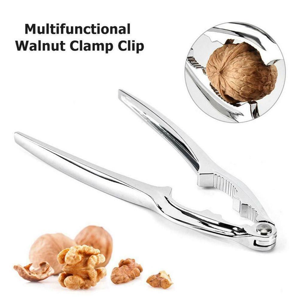 1pc Zinc Alloy Nutcracker Sheller Walnut Nut Cracker Quick Walnut Almond Pecan Nutcracker Kitchen Fruit Tool Accessories