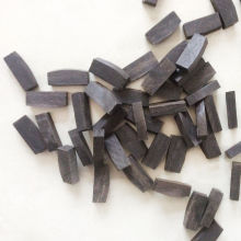 10pcs Violin Nut String Nut Natural Ebony Wood Good Quality Violin Parts