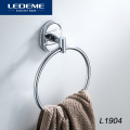 LEDEME Wall Mounted Bath Towel Ring Hand Rack Roll Rail Towel Holder Rings Chrome Bathroom Accessories Bathroom Hardware L1904