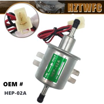 New Low Pressure Fuel Pump For Carburetor Motorcycle ATV HEP-02A Universal Diesel Petrol Gasoline 12V Electric Fuel Pump