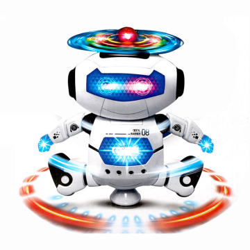 HOT 360 Space Rotating Smart Dance Astronaut Robot Music LED Light Electronic Walking Funny Toys Children Birthday Gift for Kids