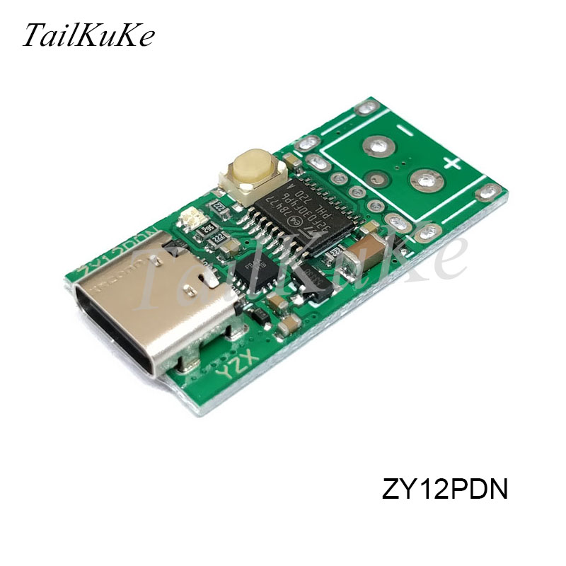 ZY12PDS Type-C USB-C PD2.0 3.0 Turn DC USB Deception Fast Charging Trigger Polling Detector