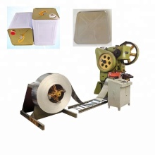 Automatic Tinplate Coil Uncoiler-Leveller-Cutting With Straight/Scroll Shear Cutting Machine
