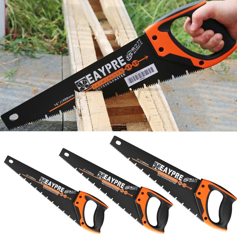 1pcs New Universal Hand Saw Fast Cutting Wood Plastic Tube Trim Gardening Branch Woodworking Household 3 Sizes
