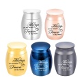 Engravable Mini Cremation Urns for Pet / Human Ashes Casket Funeral Loss of Love Stainless Steel Cremation Urn Jar