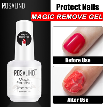 ROSALIND Magic Remover Gel Varnish Nail Polish All For Manicure Lint-Free Napkin Cleaner Degreaser UV Gel Nail Polish Remover