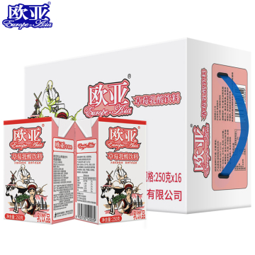 Strawberry Flavored Lactic Acid Bacteria Formulated Milk