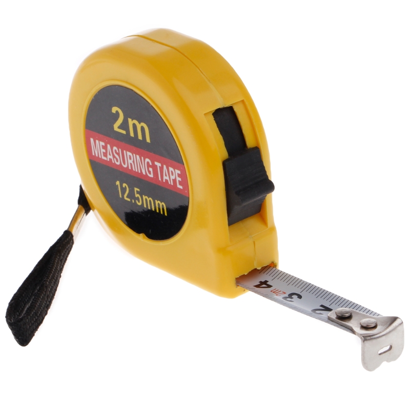 Mini Pocket 2M Retractable Tape Measure Ruler Tool Universal Measuring Woodworking Hand Tools