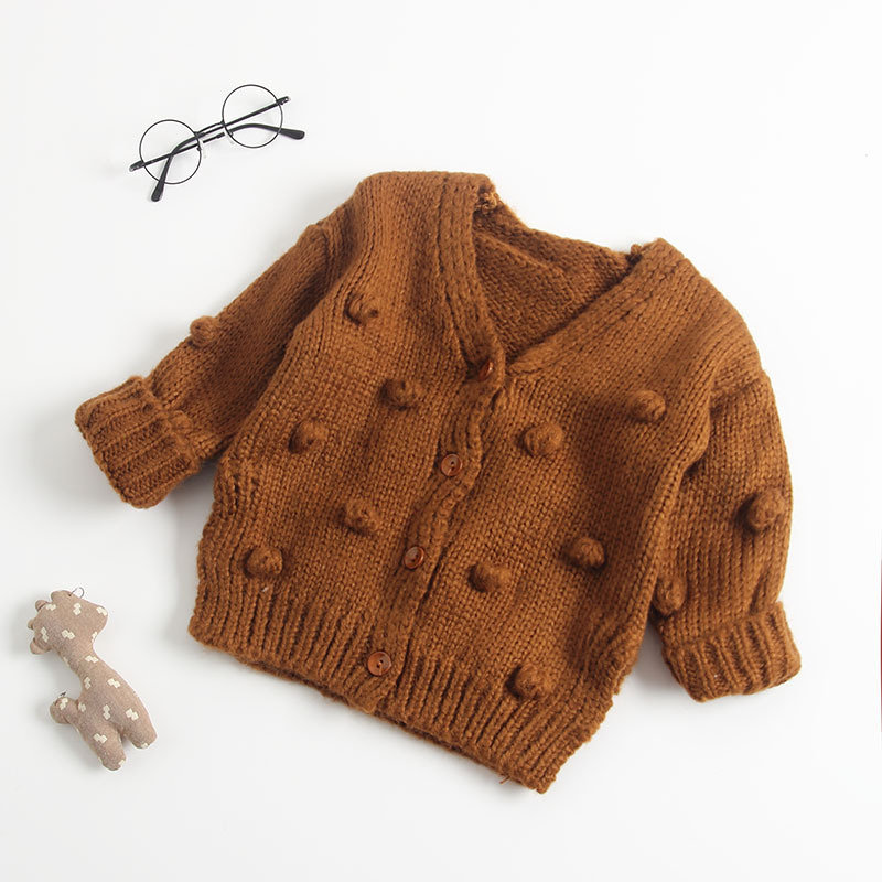 HITOMAGIC Newborn Baby Girl Sweater Children Clothing For Autumn Winter knitting Sweater Kids Knitted Warm Clothes Hot Sale