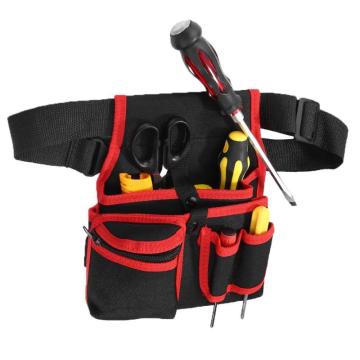 Hardware Mechanics Tool Bag Large Capacity Utility Waist Pocket Tool Apron Pouch With Belt Multi-purpose Drill Screwdriver Pack