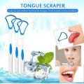 2021 New Tongue Scraper Tongue Brush Cleaner Oral Cleaning Tongue Toothbrush Brush To Remove Tongue Coating Oral Hygiene Care