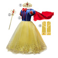 2020 Halloween Costume for Girls Children Clothing Princess Dress Girl Birthday Cosplay Clothes Belle Dress Send Crown New Year