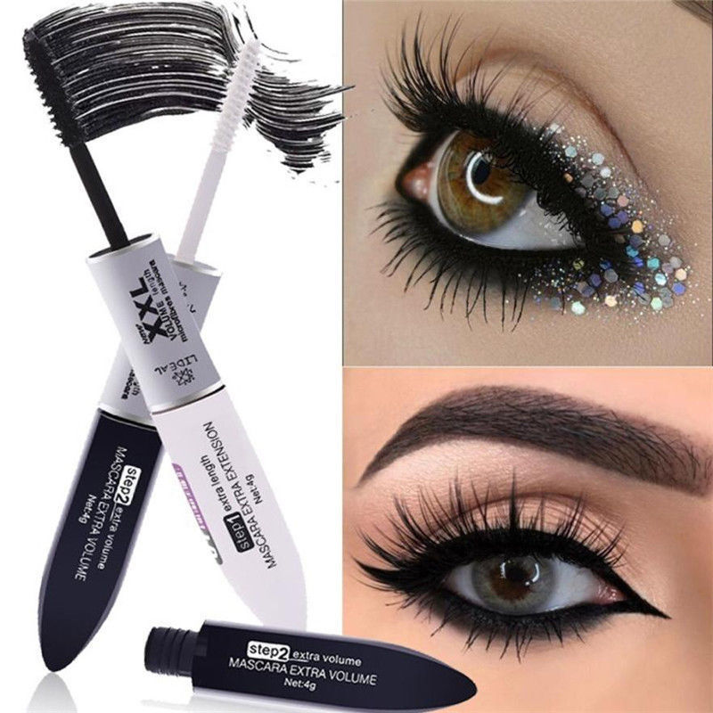 5 Styles 4D Silk Fiber Lash Mascara Waterproof Rimel Makeup Mascara For Eyelash Extension Black Thick Lengthening Eye Lashes