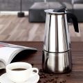 Stainless Steel Kettle Coffee Maker Coffee Brewer Kettle Pot Portable Espresso Moka Pot Pro Barista Pot 100ml/200ml/300ml/450ml