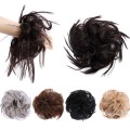 MANWEIScrunchy Hair Bun Synthetic Hair Extension Hairpieces For Women Messy Bun Chignon Elastic Hair Band Donut Wrap Ponytail