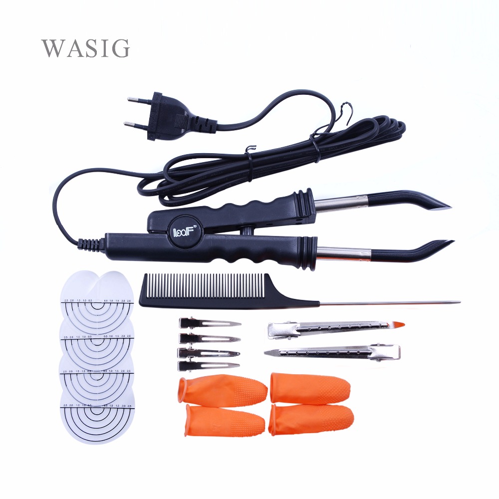 Professional Variable Constant Heat FLAT PLATE Fusion Hair Extension Keratin Bonding Salon Tool Heat Iron Wand