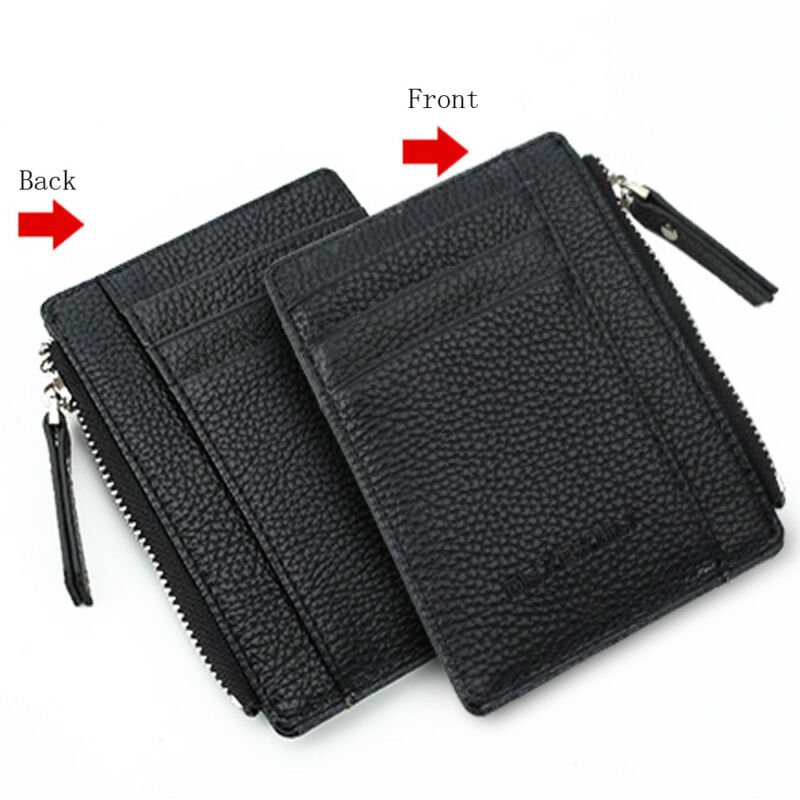 2018 New Women Credit Card Holder Fashion PU Leather Metal Card Holder Automatic Money Cash Clip Mini Wallet