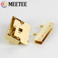 1/2pcs High Quality Bag Lock Snap Women Handbag Metal Buckles Mortise Lock DIY Replacement Purse Locks Clasp Accessories