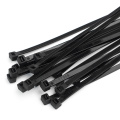 100 PCS Plastic nylon cable tie Self-locking Black Organiser Fasten Cable Wire Cable Zip Ties Loop Wire Wrap