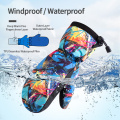 Naturehike GL08 Warm Ski Gloves Man and Woman Duck Palm Snowboard Gloves Winter Outdoor Waterproof Plus Velvet Thick Gloves