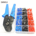 1065 Wire Crimping Tool Kit AWG 12-22 Terminal Connector Sleeves Contractors Ferrule Crimper Pliers Pin End Terminal