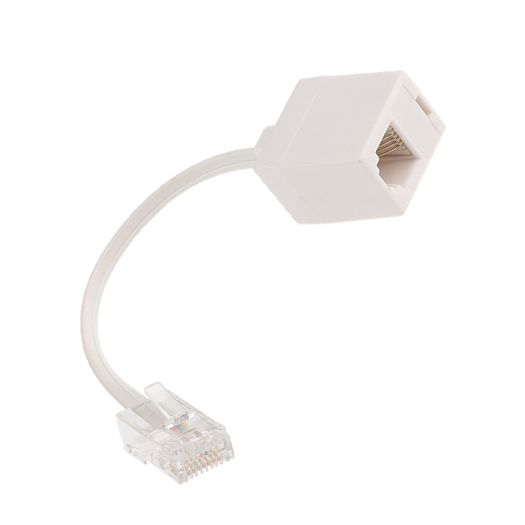 RJ45 To RJ11 Telephone Line Cord Landline Extension Cable For Home Office