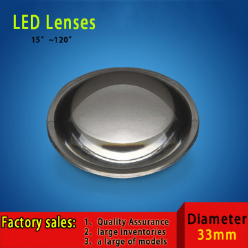 Transparent 33mm semi-circle Plano-convex LED Lenses Optic Lens Grade PMMA For Lens Reflector Free shipping