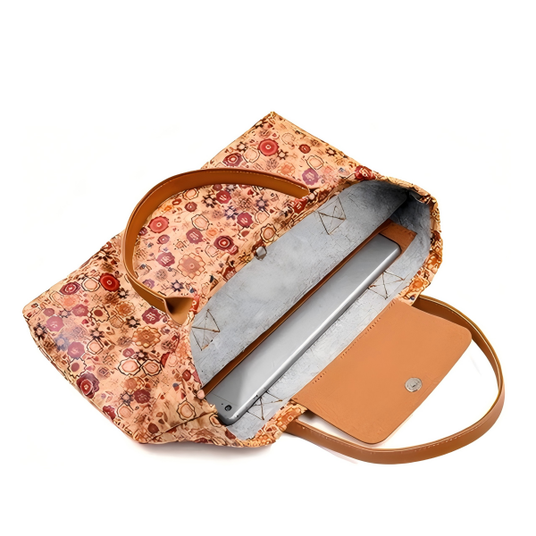 Environmentally friendly Ms. Dupont paper handbag