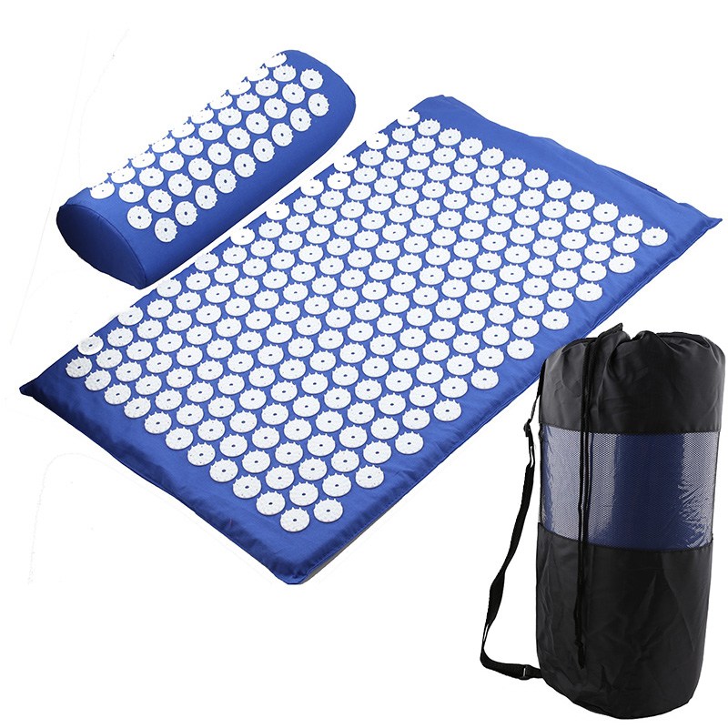 Yoga Acupressure Mat Back Body Relieve Stress Tension ABS spike Acupressure Massage Relaxation Pain Pad Mat