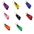 Car Safety Hammer Spring Type Escape Hammer Window Breaker Punch Seat Belt Cutter Hammer Key Chain Auto Accessories New 2020