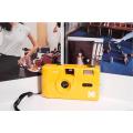 KODAK Vintage Retro M35 35mm Reusable Film Camera Yellow / Mint Green / Blue /Pink/ Red With Kodak Fuji Film ( 1 Roll - 2Roll )