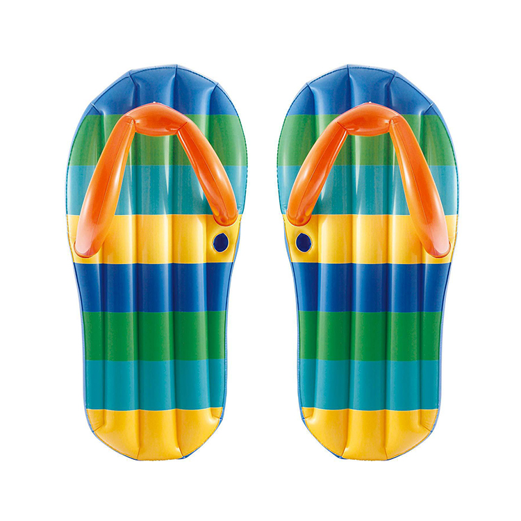 Inflatable Flip Flops Air Mattress Inflatable Floating Folding 2